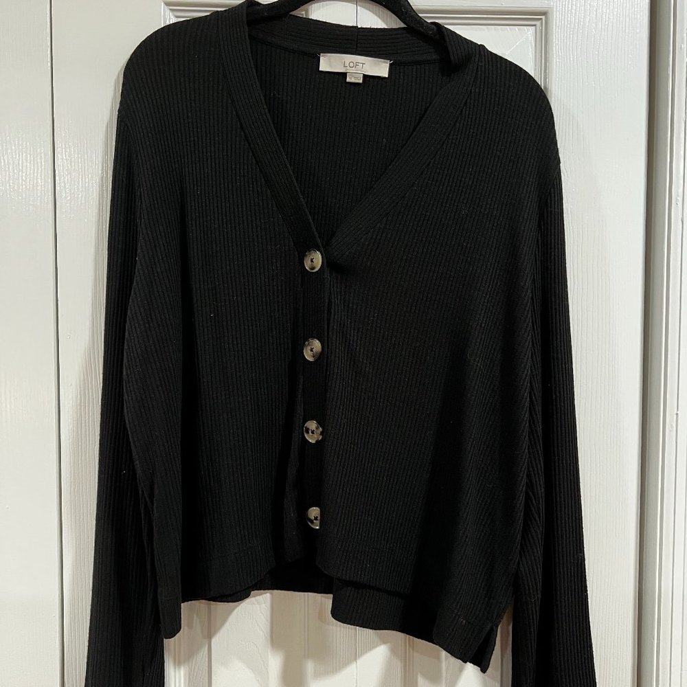 LOFT Button Up Cardigan Sweater